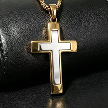 Load image into Gallery viewer, Stainless Bold Cross Chain