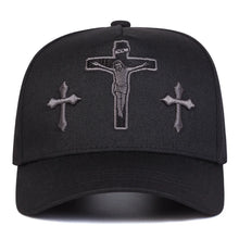 Load image into Gallery viewer, King And Crown Three Cross Premium Adjustable Cap