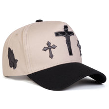 Load image into Gallery viewer, King And Crown Three Cross Premium Adjustable Cap