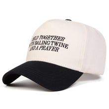 Load image into Gallery viewer, Chosen Wheat Harvest Held Together Through Prayer and Twine Snapback