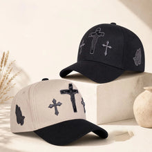 Load image into Gallery viewer, King And Crown Three Cross Premium Adjustable Cap