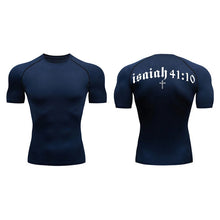 Load image into Gallery viewer, Isaiah 41:10 Fit Training Shirt (Short Sleeve and Long Sleeve Available)