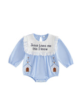 Load image into Gallery viewer, Jesus Loves Me Prairie Onesie