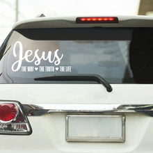 Load image into Gallery viewer, Way, Truth, Life Window Decal