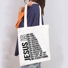 Load image into Gallery viewer, Jesus Defined Tote Bag