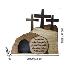 Load image into Gallery viewer, Matthew 28:6 Tree of Life, Empty Tomb Wood Resin Decor