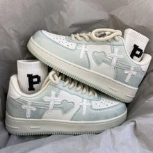 Load image into Gallery viewer, Love in Crucifixion Women's Low Top Sneakers