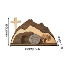Load image into Gallery viewer, Matthew 28:6 Tree of Life, Empty Tomb Wood Resin Decor