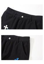 Load image into Gallery viewer, Crucified In Christ Embroidered Cross Painter's Slacks