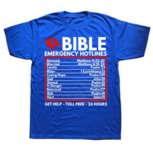 Load image into Gallery viewer, 24/7 Bible Hotline Tshirt