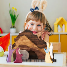 Load image into Gallery viewer, He Is Risen Wood Resin Figurine Set