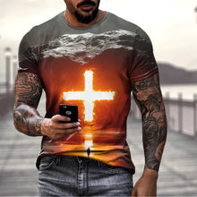 Load image into Gallery viewer, Be The Light, Carry the Cross, Crucified for Truth Summer Flex Tshirt Collection