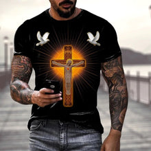 Load image into Gallery viewer, Be The Light, Carry the Cross, Crucified for Truth Summer Flex Tshirt Collection