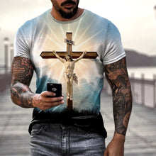 Load image into Gallery viewer, Be The Light, Carry the Cross, Crucified for Truth Summer Flex Tshirt Collection