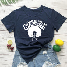Load image into Gallery viewer, I Derive My Strength and Empowerment in Pride-less Godly Truth Tshirt