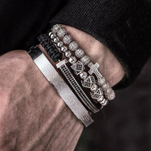 Load image into Gallery viewer, Padre Nuestro (Our Father) Stainless Steel King Chain