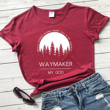 Load image into Gallery viewer, Waymaker, My God Defined Tshirt