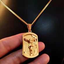 Load image into Gallery viewer, 18K Gold Plated or Stainless Steel Padre Nuestro Jewelry Set