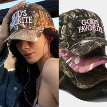 Load image into Gallery viewer, God&#39;s Favorite Camo Camp Cap
