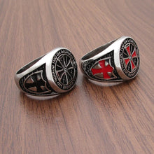 Load image into Gallery viewer, Full Armor Stainless Steel Cross Ring
