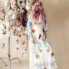 Load image into Gallery viewer, Bird Bath Embroidered Eden Garden Dress
