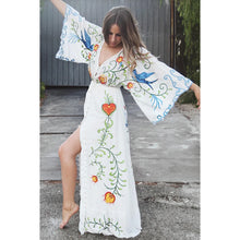 Load image into Gallery viewer, Bird Bath Embroidered Eden Garden Dress
