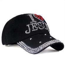 Load image into Gallery viewer, I Love Jesus Star Stone Cap
