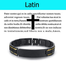Load image into Gallery viewer, Our Father Stainless Steel Bracelet
