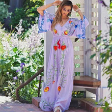 Load image into Gallery viewer, Bird Bath Embroidered Eden Garden Dress
