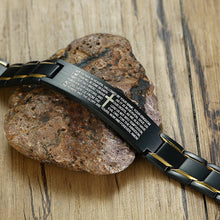 Load image into Gallery viewer, Our Father Stainless Steel Bracelet
