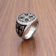 Load image into Gallery viewer, Full Armor Stainless Steel Cross Ring
