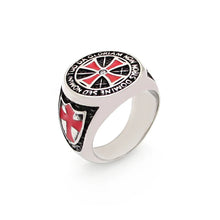 Load image into Gallery viewer, Full Armor Stainless Steel Cross Ring

