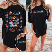 Load image into Gallery viewer, God Is Bigger Than The World's Prides Cotton Tshirt
