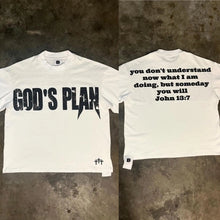 Load image into Gallery viewer, God&#39;s Plan John 13:7 Oversized Premium Cotton Tshirt
