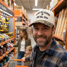 Load image into Gallery viewer, God Is Good ALL The Time Camo Snapback
