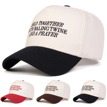 Load image into Gallery viewer, Chosen Wheat Harvest Held Together Through Prayer and Twine Snapback

