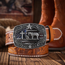 Load image into Gallery viewer, Civil Union 250th Remnant Anniversary Cowboy Cross Belt With Buckle
