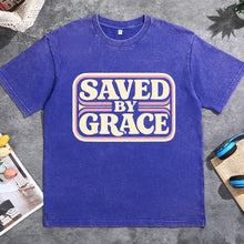 Load image into Gallery viewer, Saved By Grace Vintage Cotton Tshirt

