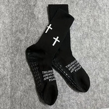 Load image into Gallery viewer, Rock and Fortress Psalm 18:2 Rubberized Grip &amp; Traction Socks
