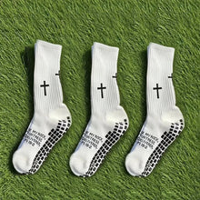 Load image into Gallery viewer, Rock and Fortress Psalm 18:2 Rubberized Grip &amp; Traction Socks
