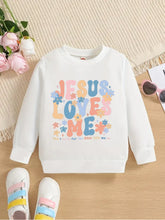 Load image into Gallery viewer, Jesus Loves Me Bloom Sweatshirt
