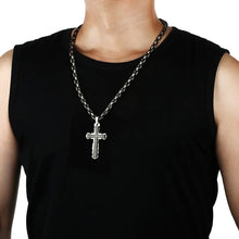 Load image into Gallery viewer, Padre Nuestro 100% Stainless Steel Cross Chain
