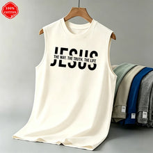 Load image into Gallery viewer, Way, Truth, Life Casual Cotton Tank
