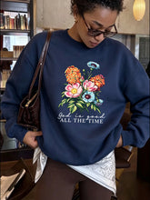 Load image into Gallery viewer, God Is Good All The Time Wildflower Cotton Fleece Sweatshirt
