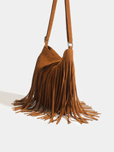 Load image into Gallery viewer, Rodeo Remnant Suede Cowgirl Tassel Purse
