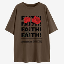 Load image into Gallery viewer, Extra Extra! 2 Corinthians 5:7 Faithful God, Good News Cotton Tshirt
