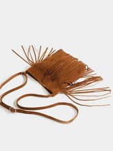 Load image into Gallery viewer, Rodeo Remnant Suede Cowgirl Tassel Purse
