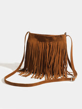 Load image into Gallery viewer, Rodeo Remnant Suede Cowgirl Tassel Purse
