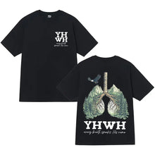 Load image into Gallery viewer, Yahweh YHWH Breath Of Life Cotton Tshirt
