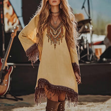 Load image into Gallery viewer, Bohemian Remnant Desert Sun Dress
